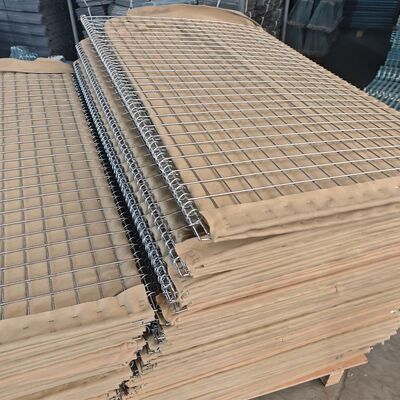 Schwere verzinkte Verteidigungsbarriere-Bastion, explosionsgeschützte Sandwand