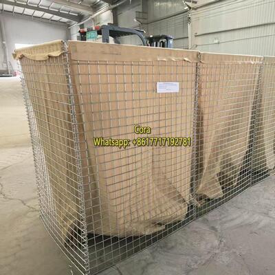 Hot Dip Galvanized Beige/Grüne Farbe Explosionsminderung Abwehrbarrieren