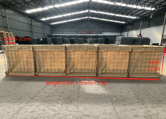 Mil 5 Defensive Perimeter Fence Mesh Panel Defensive Bastion Barriers Bieten Robuste Sicherheitslösungen für Industrie- und Gewerbeimmobilien