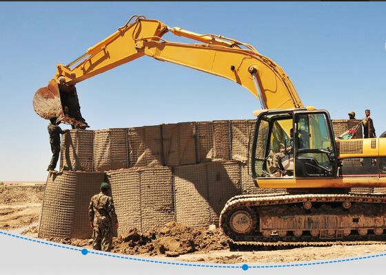 Hot Dip Galvanized Eisendraht Verteidigungsbastion Barrieren Galvanized Oberfläche Kohlenstoffstahldraht Schwerlastsicherheitszaun