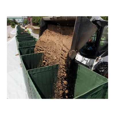 Hochfeste Barriere-Sandtaschen Verteidigungsbarriere Bastion Erdgefüllte Mauer