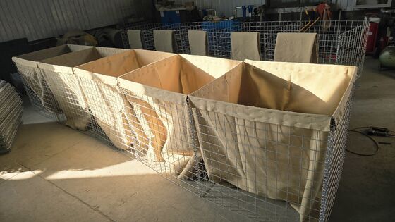 Geotextil Militär Bastion Barriere Verteidigung Mauer Arabien Portable Schnelle Installation Anti-Strike Produktion Fähig