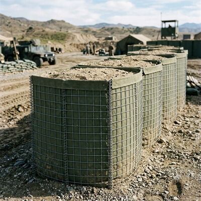 Robuste, mit Sand gefüllte Barrieren für Militär und Hochwasserschutz
