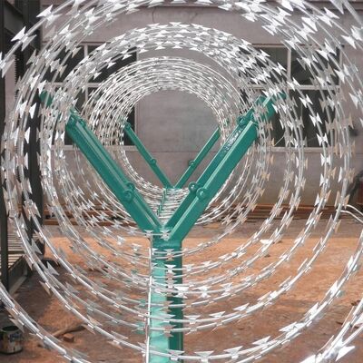 Fabriklieferung Rasierer Stacheldraht Rollen Scharfe Concertina Blade Draht Diebstahlschutz Zaun Drahtnetz