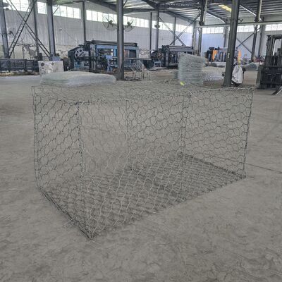 Gewebter Gabionkorb   Hexagonal Twisted Wire Mesh zur Erosionsbekämpfung, Hochwasserverteidigung und Landschaftsschutzmauern