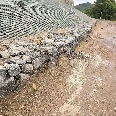 Galfan + PVC-beschichtete Gabion-Box für Flussbank-Wandschutzzaun