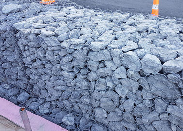 Schwere galvanisierte Gabions-Wand sperrt Körbe für Betriebseinrichtung ein