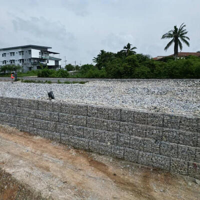 Korrosionsbeständiges Doppeldrehen Hexagonal Gabion-Gitterkorb mit 4*1*1m zum Verkauf