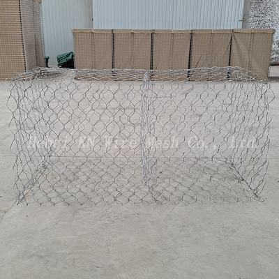 2*1*1 m Schwergewicht Hexagonal Wire Mesh Gabion Korbe zum Verkauf