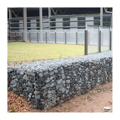 Hexagonal galvanisierter Gabion-Korb 4*1*1m Neigungsschutz Gabion 2*1*0.3m Matratze