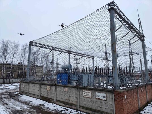 Anti-UAV-Verteidigungsnetz für Russland | Schutznetz aus Drahtseilgeflecht
