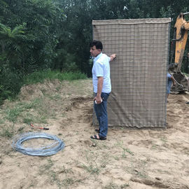 ISO-Zustimmung professionelle defensive gefüllter Sand Hesco Sperre für Militär