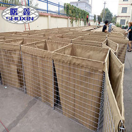 Defensiver Draht-Durchmesser ISO9001 HESCO des Sperren-Stützmauer-Maschendraht-4-5.0mm bescheinigt