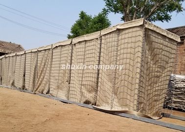 Geschweißter defensive Bastions-Sperren-Wand Militär-Draht-Durchmesser Gabions-Kasten-4-5.0mm
