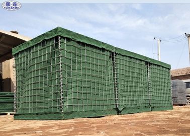 Galvanisierte kohlenstoffarme Draht Q195 Hesco-Flut-Sperren für Militäruniformen