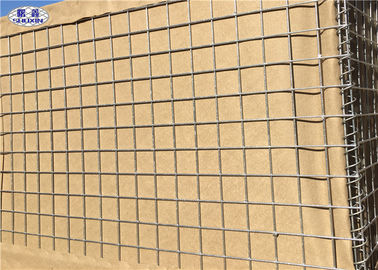 Sand-Wand Mil 7 HDP galvanisierte Militär-Hesco-Sperren mit 300-G-/Muvschutz-Geotextilien