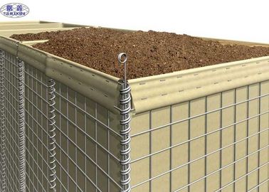 Schützende Sperren-Wand Mil 10 Hesco defensive mit Sand gefüllte Sperren