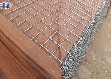 Maschendraht schweißten Militär-Hesco-Sperren Gabion, das mit Sand/Stein gefüllt wurde