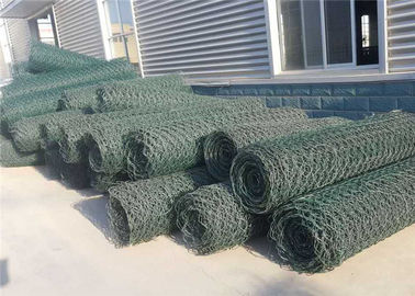 Heißer eingetauchter galvanisierter doppelte Torsion gesponnener Stahlmaschendraht Gabions-Käfig-Kasten