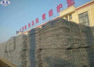 Galvanisierte Stein-Käfig-Korrosionsbeständigkeit Felsen-Korb-Maschendraht  Gabion