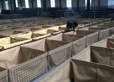 Mit Sand gefüllte Sperren-Antiexplosions-Militärsperren-Wand Hesco-Bastions-Sperre