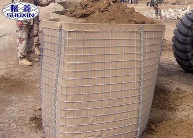 geschweißte Mesh Square Hole Military Hesco Sperren 3x 3