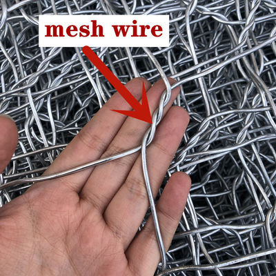 Galvanisierter sechseckiger 2m Gabion Korbgeflecht Stein füllte