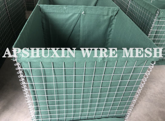 2.7mm galvanisierter defensiver Sperren-Zaun Hesco