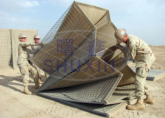 SGS Mil 2 tief geschweißtes Hesco Gabion für Schießstand