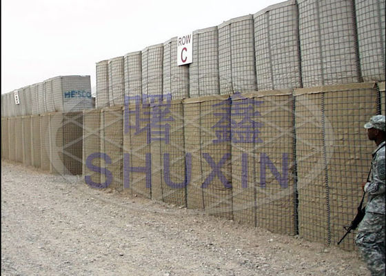 Antikorrosions-heißes Bad galvanisierte 5mm Hesco Sand-Sperre