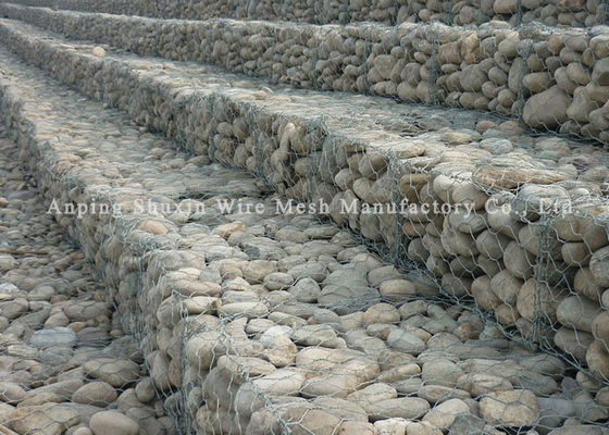 Sechseckiger feiner StandardMesh Metals Gabion Baskets