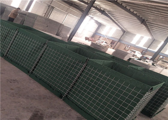 4MM grüne Geotextilien Hesco-Behälter für Kraft-Schutz