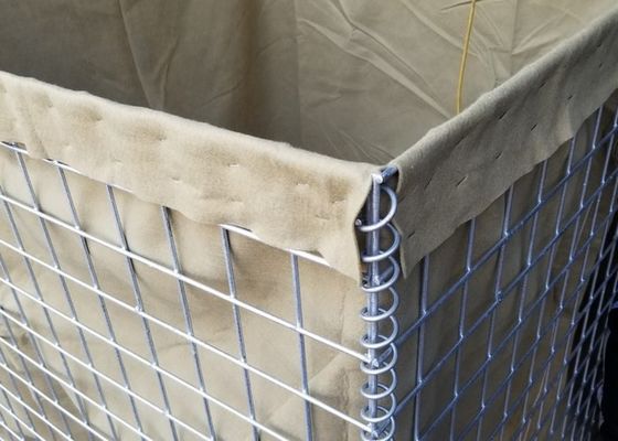 Hesco-Flut-Sperren Zink 2.21m Höhen-Mil 10 schwere 76.2x76.2mm