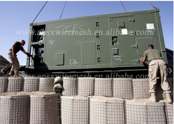 Sperren-Sicherheits-Sand-Wand 50mmx50mm Stahl-Draht-Mesh Mils 3 defensive