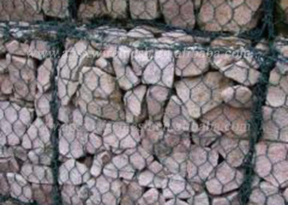 Kasten große 2.2mm Stein gefülltes Gabions für Gewässerregulierung