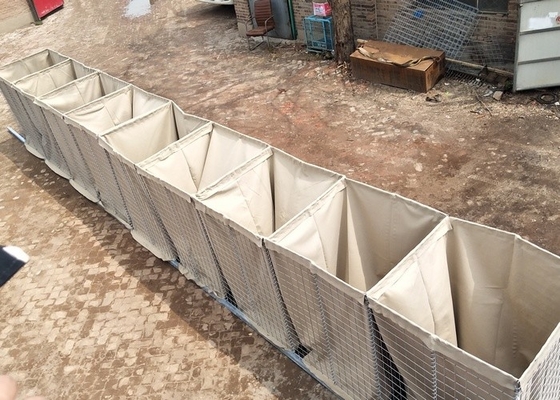 KANTENSCHUTZ-Wand Hesco Bastion Mil 10 galvanisierte Militär