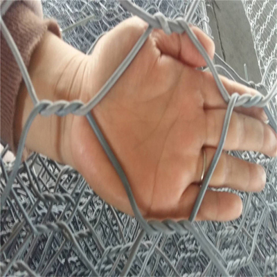 3.0mm Draht-Mesh Baskets Retaining Walls Box-Stein gefüllt für Straßen und Brücken