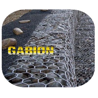 Standard-PVC des Meter-1x1x2 beschichtete Gabions-Korb-schweren galvanisierten Draht-sechseckigen Draht Mesh Box