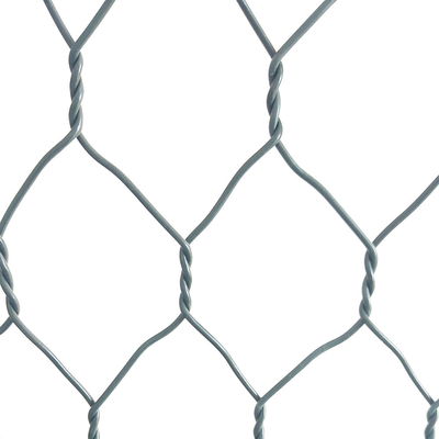 Sechseckige drei verdrehte 300mm Gabion Körbe, die Wandgestaltungs-schweres galvanisiert behalten