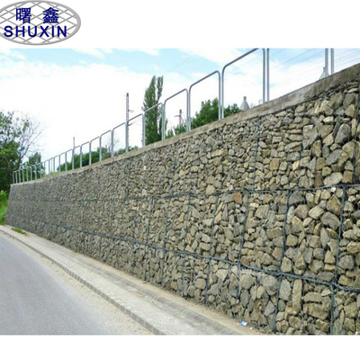 Webart-Draht galvanisierte Gabions-Kästen 8*10 cm Mesh For River Channel Protection