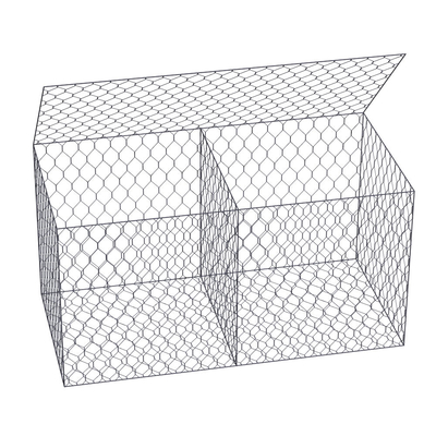 Zaun Baskets Standard Size 2x1x1 M High Zinc Galvanized COC Gabion