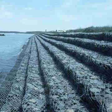 2*1*1m Standard 2mm galvanisiertes Gabions-Korb-Hexagon Mesh For Embankment Reinforcement