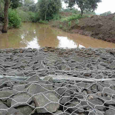 Galvanisierte Gabions-Körbe 2m x 1m x 1m gesponnener Eisen-Draht-Zaun River Protection