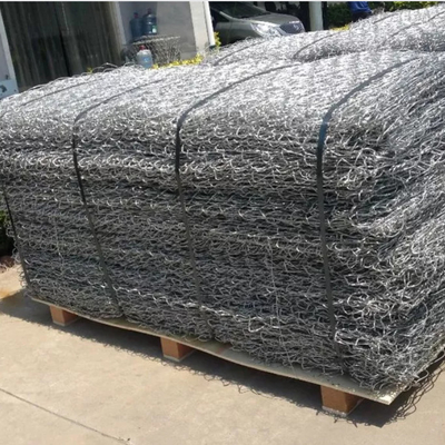Stützmauer-Kasten-Cer kleiner sechseckiger Maschendraht Gabions-Korb-80x100mm