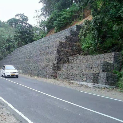 Wasserdichte Rostschutz-Gabions-Wand-Körbe galvanisierten 2 * 1 * 1 M
